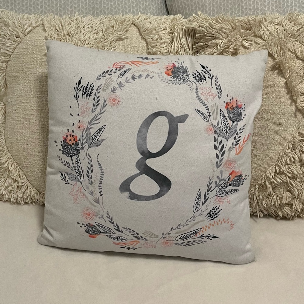 Urban Outfitters ‘G’ Throw Pillow